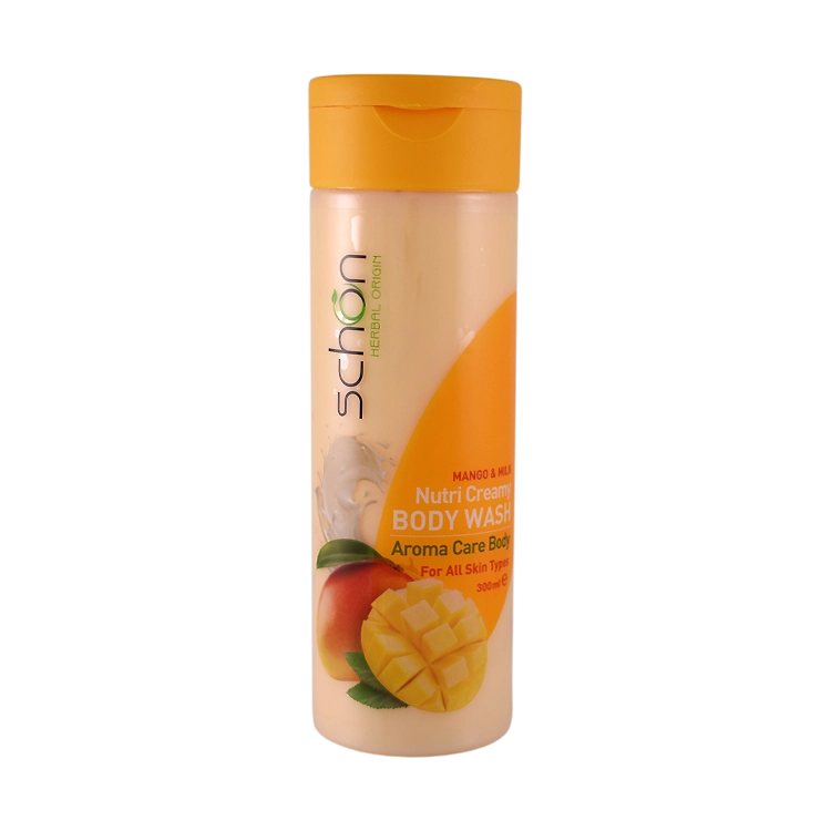 شامپو بدن کرمی شیر انبه شون حجم 300 میلی لیتر