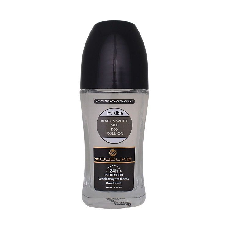 مام رول مردانه وودلایک مدل Invisible Black and White حجم 75 میلی لیتر