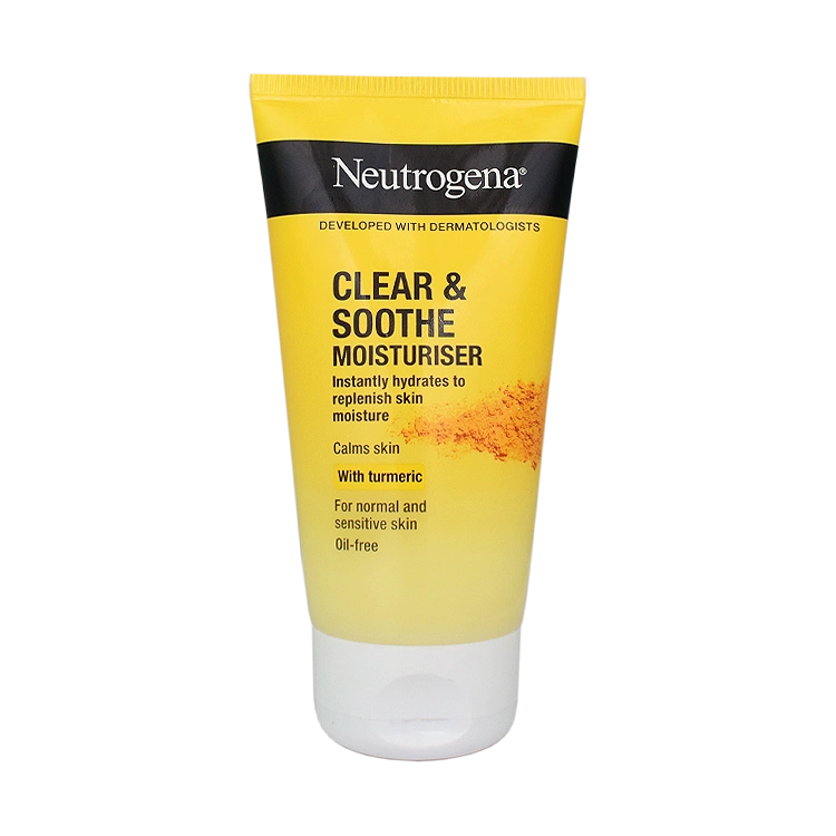 کرم مرطوب کننده زردچوبه نوتروژینا مدل Clear & Soothe حجم 75 میلی لیتر