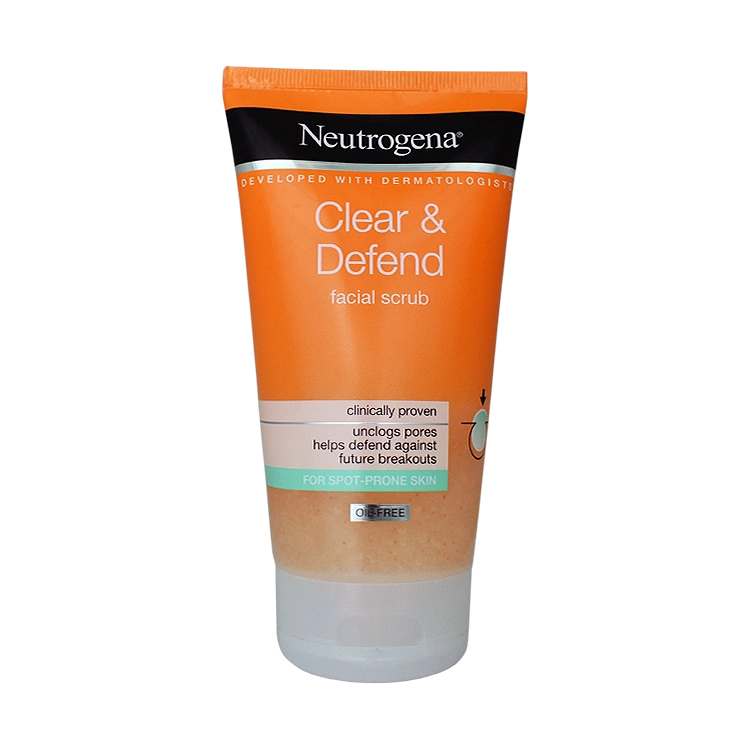 اسکراب ضد لک نوتروژینا مدل Clear & Defend حجم 150 میلی لیتر
