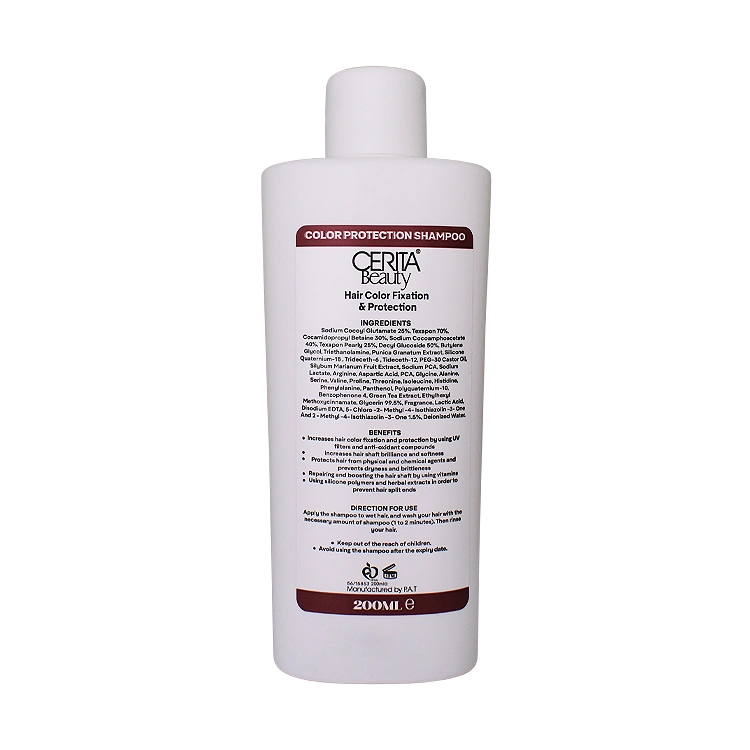 خرید شامپو محافظ رنگ مو سریتا حجم 200 میلی لیتر