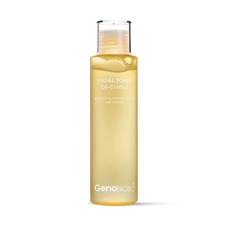 تونر تنظیم کننده چربی و براقیت صورت ژنوبایوتیک حجم 150 میلی لیتر