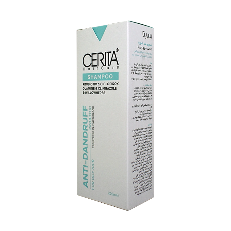 قیمت شامپو ضد شوره پروبیوتیک موهای چرب سریتا حجم 200 میلی لیتر