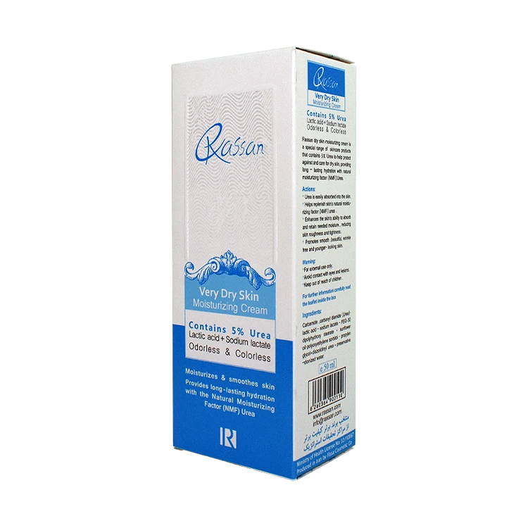 قیمت کرم مرطوب کننده اوره 5 درصد راسن حجم 50 میلی لیتر