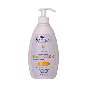 ماسک مو روغن جوانه گندم فاربن حجم 400 میلی لیتر