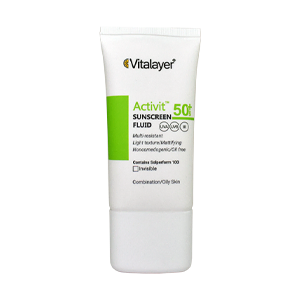 فلویید ضد آفتاب بی رنگ پوست های مختلط و چرب اکتی ویت ویتالیر حجم 50 میلی لیتر