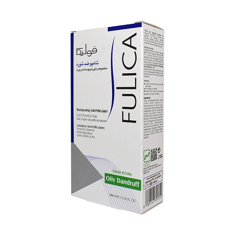 قیمت شامپو ضد شوره موهای چرب فولیکا حجم 200 میلی لیتر