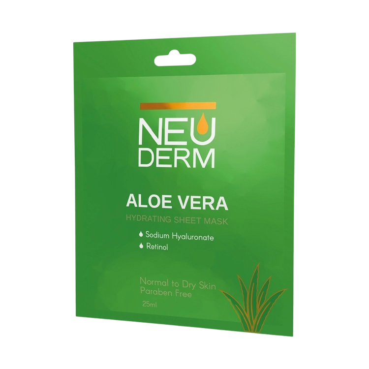ماسک صورت عصاره آلوئه ورا نئودرم حجم 25 میلی لیتر