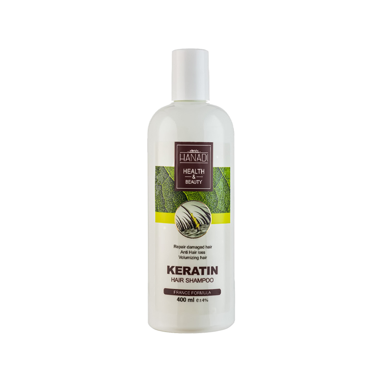 شامپو تقویت کننده کراتین هانادی حجم 400 میلی لیتر