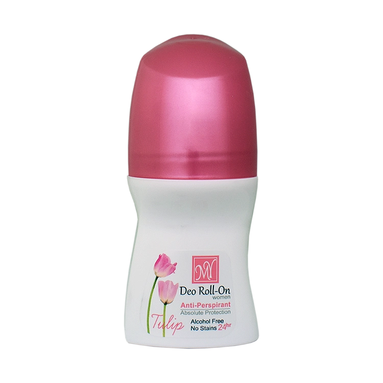 مام رول ضد تعریق زنانه تولیپ صورتی مای حجم 50 میلی لیتر