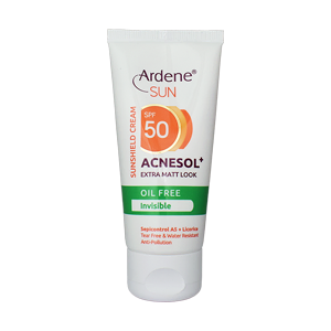 کرم ضد آفتاب فاقد چربی بی رنگ آکنه سول پلاس آردن سان SPF50 حجم 50 میلی لیتر