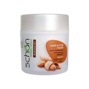 کرم دست و صورت کاسه ای روغن بادام شون حجم 150 میلی لیتر