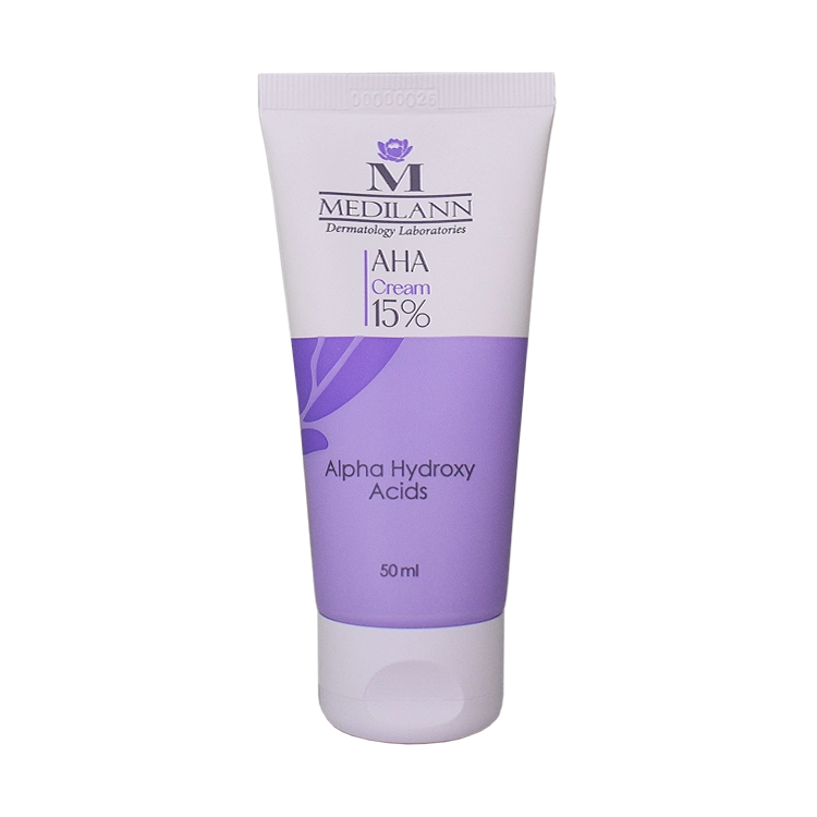 کرم لایه بردار AHA 15 درصد مدیلن حجم 50 میلی لیتر