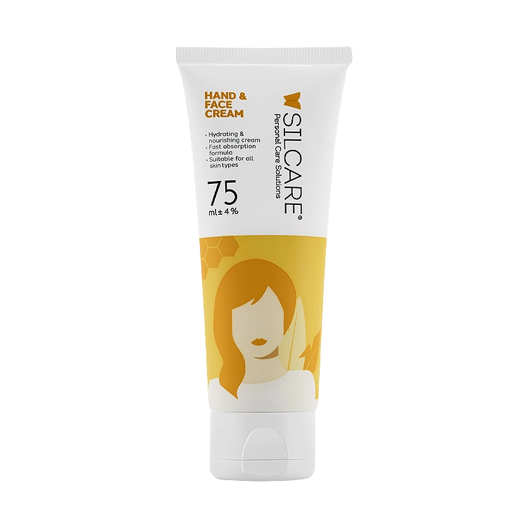 کرم مرطوب کننده دست و صورت شیر و عسل سیلکر حجم 75 میلی لیتر