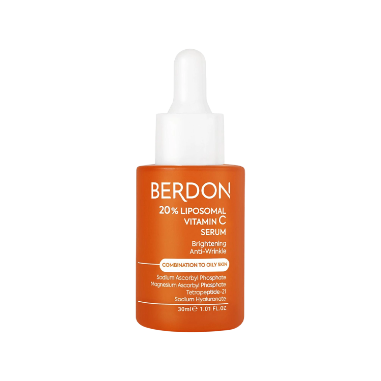 سرم ویتامین سی 20 درصد پوست های چرب و جوشدار بردون حجم 30 میلی لیتر