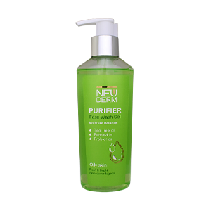 ژل شستشوی صورت پوست های مختلط و چرب نئودرم حجم 200 میلی لیتر