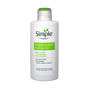 کرم مرطوب کننده و آبرسان لایت پوست چرب سیمپل حجم 125 میلی لیتر