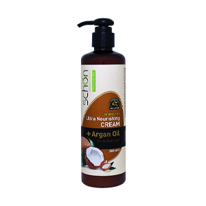 کرم مرطوب کننده پمپی نارگیل و آرگان شون حجم 300 میلی لیتر