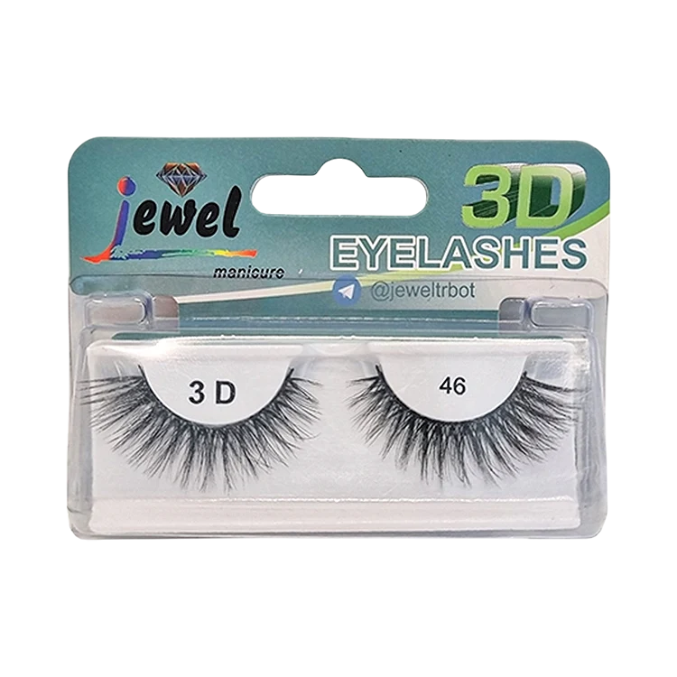 مژه مصنوعی سه بعدی جیول کد 46