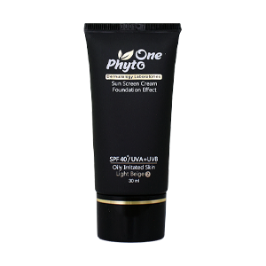 کرم ضد آفتاب بژ روشن پوست های چرب و حساس فیتو وان SPF40 حجم 30 میلی لیتر