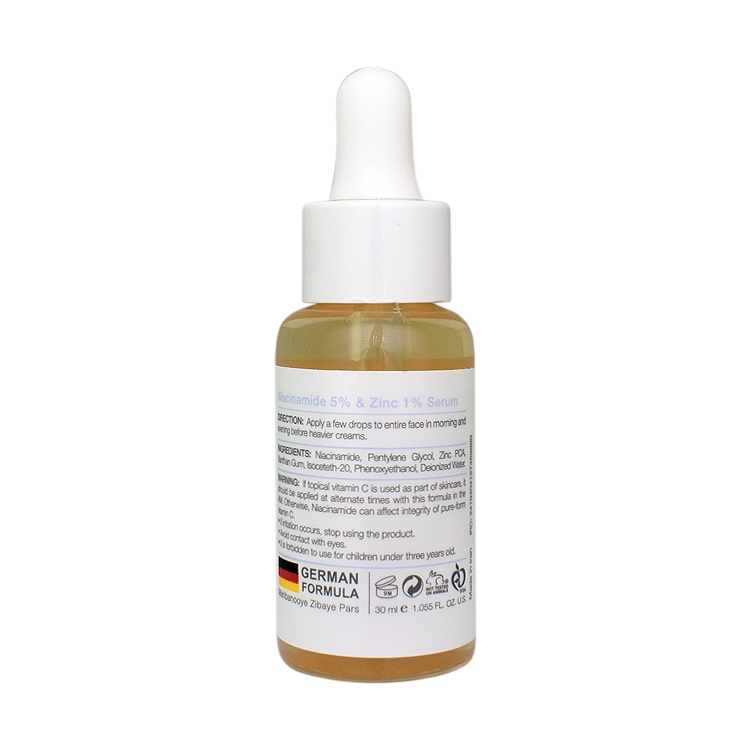 خرید سرم نیاسینامید 5 درصد و زینک 1 درصد وکتور حجم 30 میلی لیتر