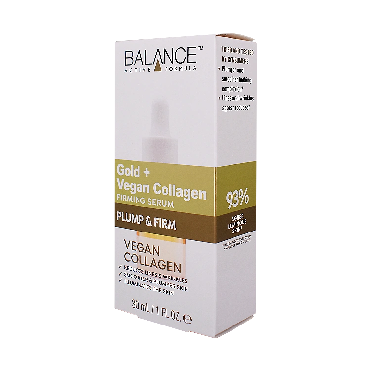 مشخصات سرم جوان کننده و سفت کننده گلد کلاژن بالانس حجم 30 میلی لیتر