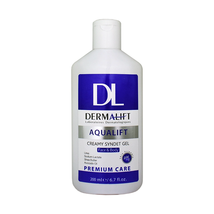 ژل شستشوی صورت کرمی آکوالیفت درمالیفت حجم 200 میلی لیتر