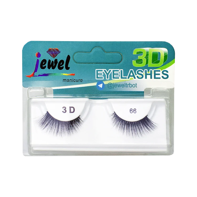 مژه مصنوعی سه بعدی جیول کد 66