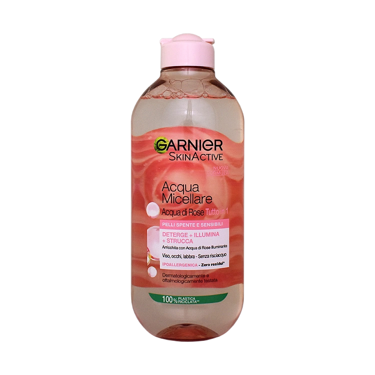 میسلار واتر پوست حساس گل رز گارنیه حجم 400 میلی لیتر