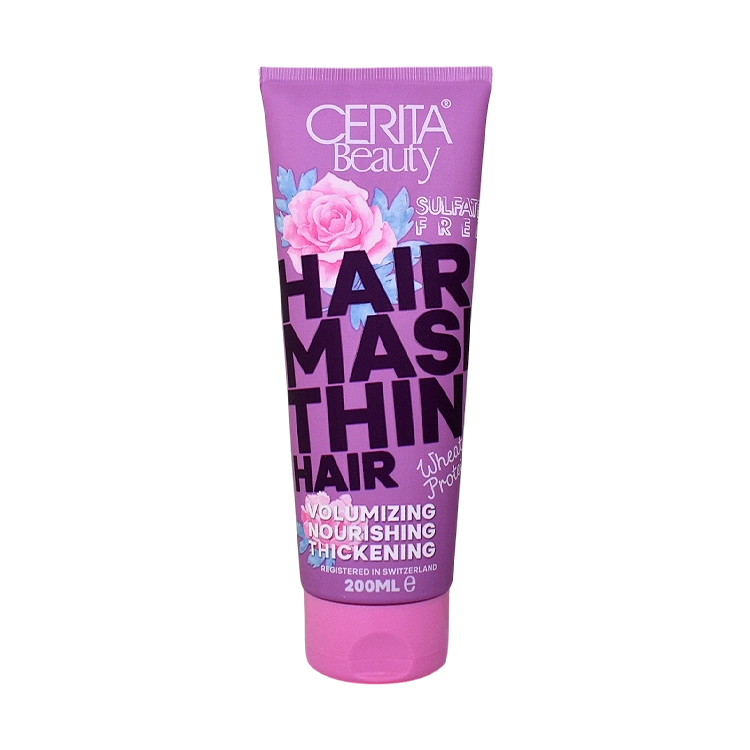 ماسک موهای نازک و کم حجم فاقد سولفات سریتا حجم 200 میلی لیتر