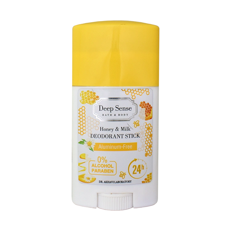 استیک ضد تعریق فاقد آلومینیوم شیر و عسل دیپ سنس وزن 40 گرم