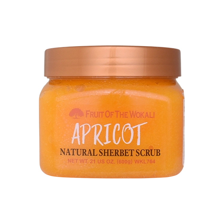 ژل اسکراب شکری بدن زردآلو وکالی وزن 600 گرم