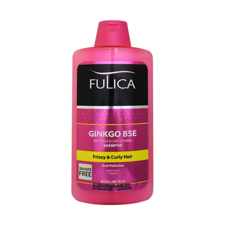 شامپو فاقد سولفات موهای شکننده و مجعد فولیکا مدل Ginkgo B5E حجم 400 میلی لیتر