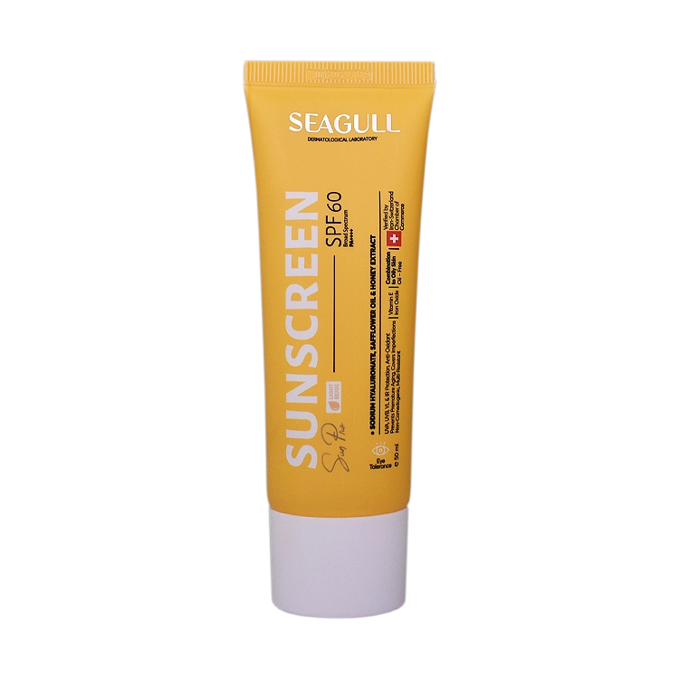 کرم ضد آفتاب بژ روشن پوست های مختلط و چرب سی گل SPF60 حجم 50 میلی لیتر