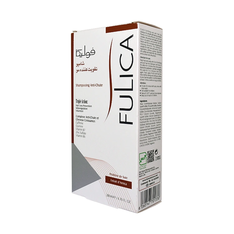 قیمت شامپو تقویت کننده و ضد ریزش کافئین فولیکا حجم 200 میلی لیتر