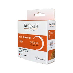 صابون آنتی باکتریال گوگرد بایو اسکین وزن 100 گرم