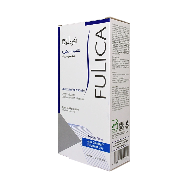 قیمت شامپو ضد شوره ملایم فولیکا حجم 200 میلی لیتر