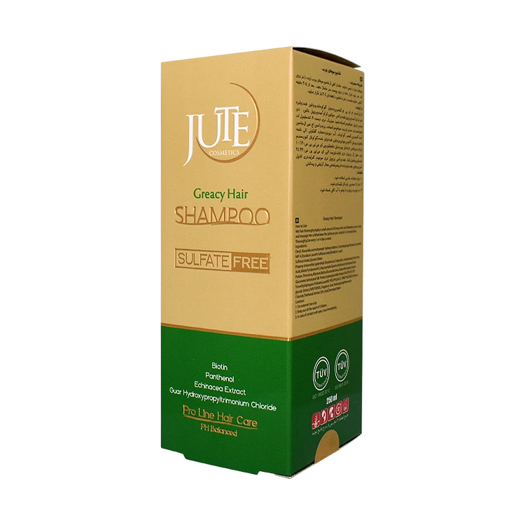 قیمت شامپو فاقد سولفات موهای چرب ژوت حجم 250 میلی لیتر