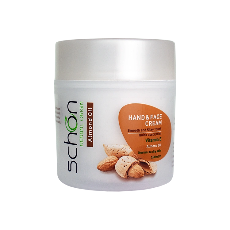 کرم دست و صورت کاسه ای روغن بادام شون حجم 150 میلی لیتر