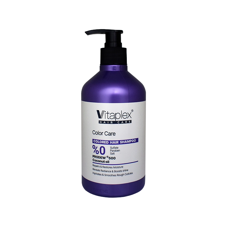 شامپو فاقد سولفات موهای رنگ شده ویتاپلکس حجم 500 میلی لیتر