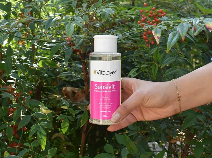 نقد و بررسی میسلار واتر پوست حساس سنسی ویت ویتالیر حجم 250 میلی لیتر