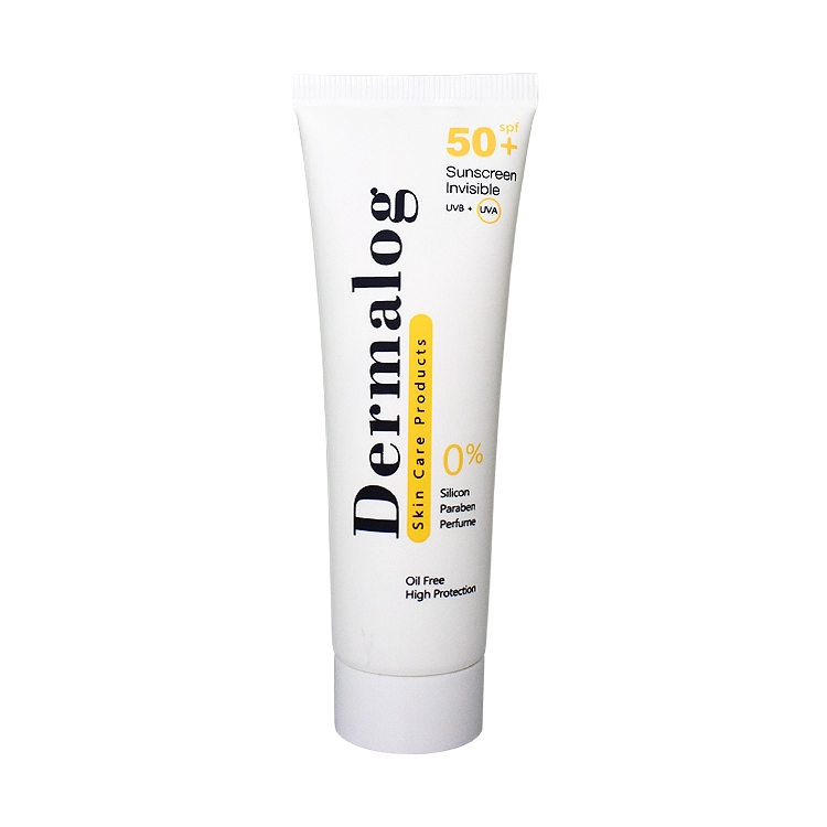 کرم ضد آفتاب بی رنگ پوست های مختلط و چرب درمالوگ SPF50 حجم 50 میلی لیتر