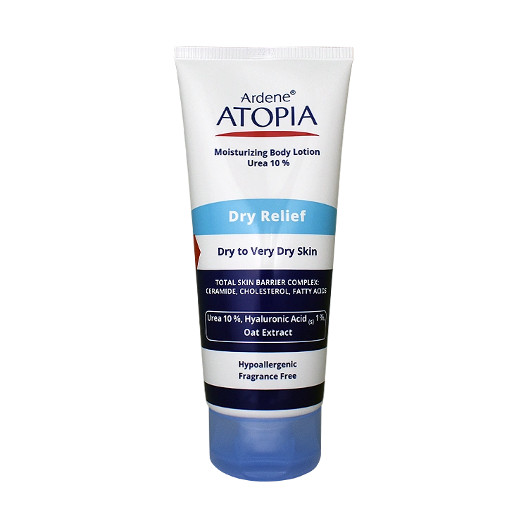 لوسیون مرطوب کننده قوی بدن اوره 10 درصد پوست های خشک و خیلی خشک درای ریلیف آردن آتوپیا وزن 200 گرم