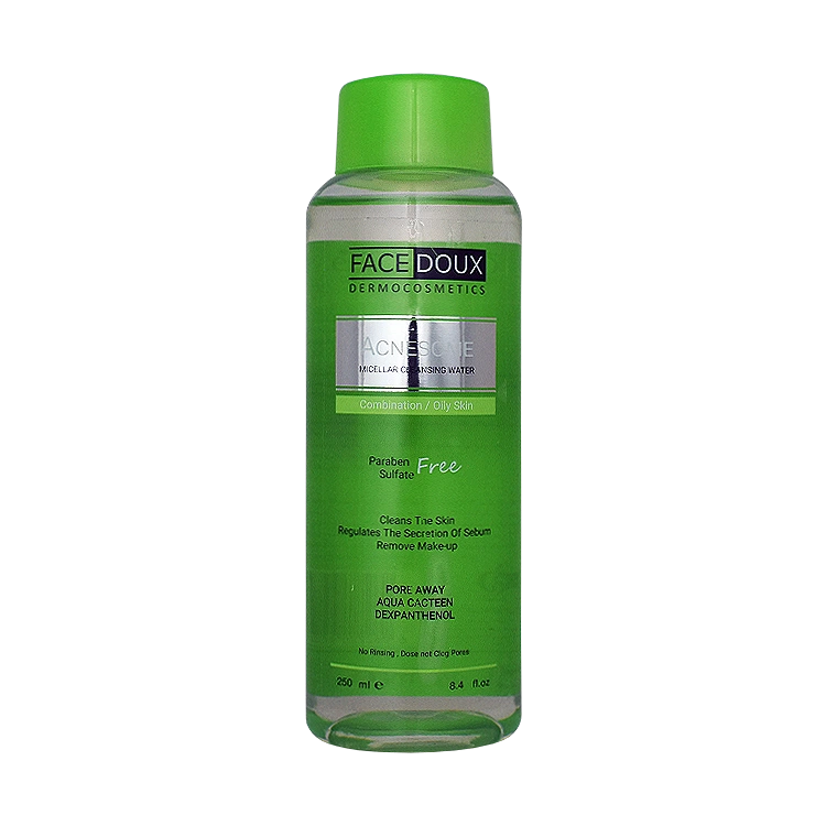 میسلار واتر پوست های مختلط و چرب آکنه زوم فیس دوکس حجم 250 میلی لیتر