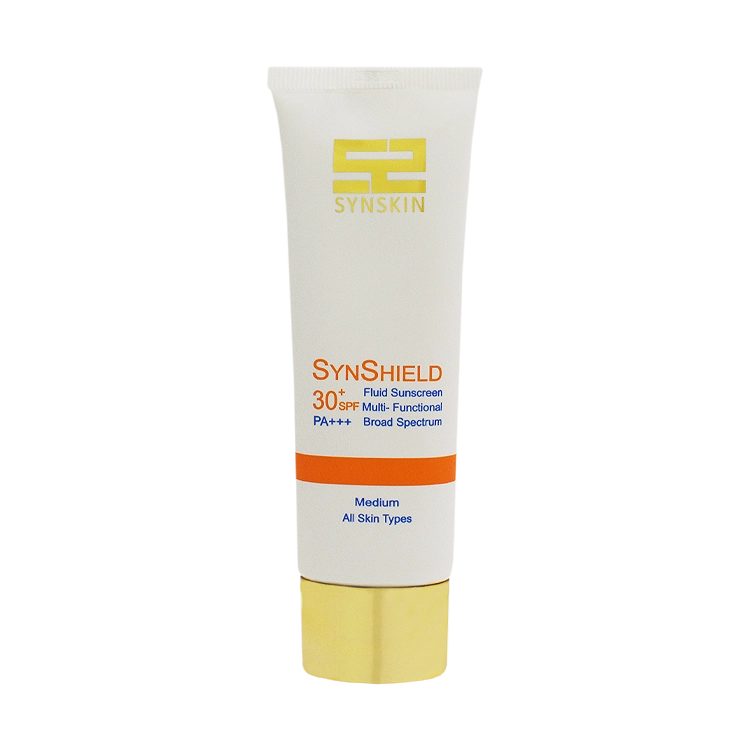 فلویید ضد آفتاب بژ طبیعی انواع پوست ساین شیلد ساین اسکین SPF30 حجم 40 میلی لیتر