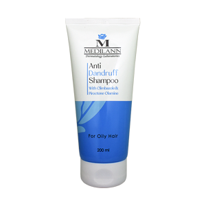 شامپو ضد شوره موهای چرب مدیلن حجم 200 میلی لیتر