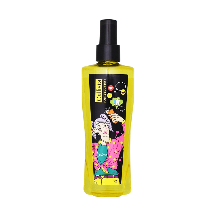 بادی اسپلش زنانه کالیستا زرد مدل Selena حجم 200 میلی لیتر