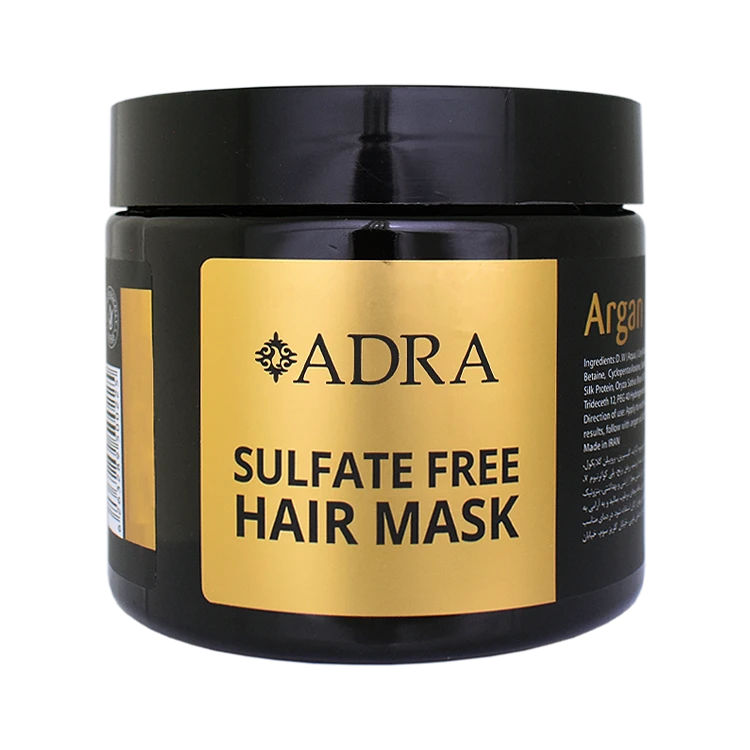 ماسک مو فاقد سولفات روغن آرگان آدرا حجم 400 میلی لیتر