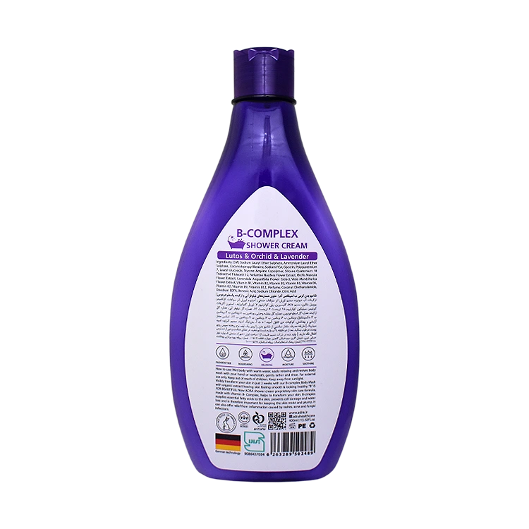 خرید شامپو بدن کرمی عصاره نیلوفر آبی و ارکیده و اسطوخودوس آدرا حجم 400 میلی لیتر