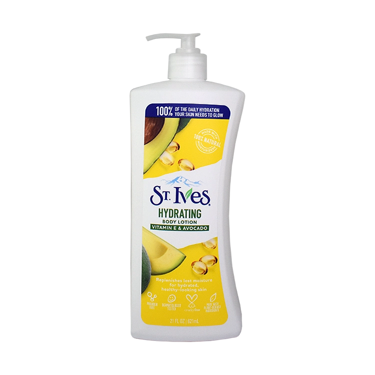 لوسیون بدن آبرسان روغن آووکادو سینت ایوز مدل Hydrating حجم 621 میلی لیتر
